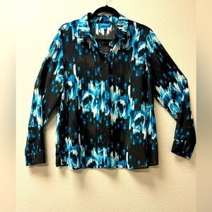 Derek Lam button down blouse women size Large